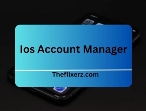 Ios Account Manager